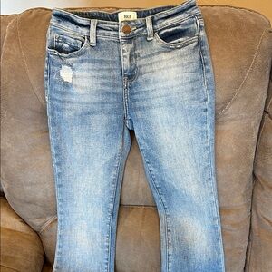 BKE Youth Light Blue Distressed Skinny Jeans